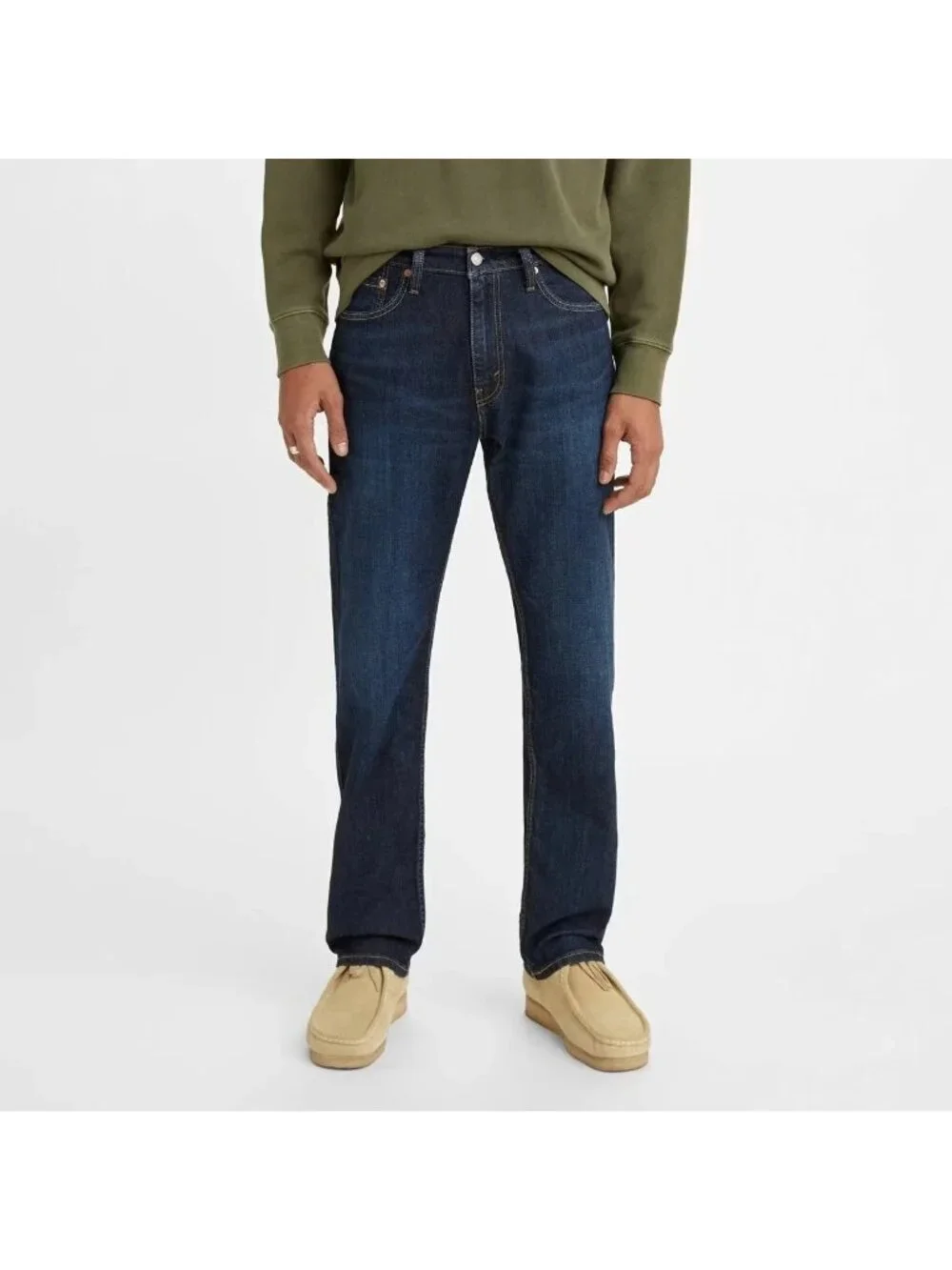 NWT Levi's 505 Men's 34x30 Blue Regular Fit Stretch Jeans Straight Leg Denim